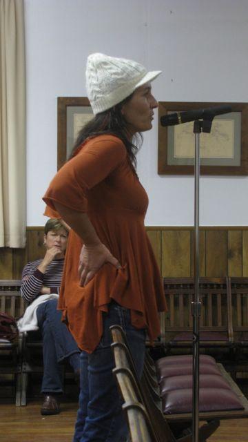  Wendt expresses frustration with the town at the Shandaken Town Board Meeting on Wednesday, November 9.